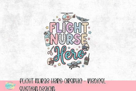 Flight Nurse Hero Graphic: A Design for Critical Care