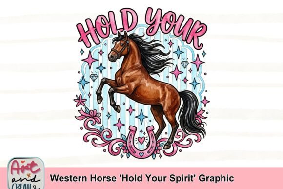 Unleash Creative Energy with the Western Horse Graphic