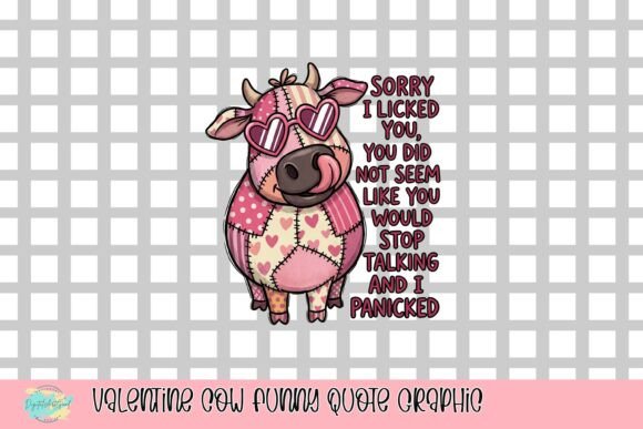 Valentine Cow Funny Quote Graphic: Unleashing Whimsical Charm